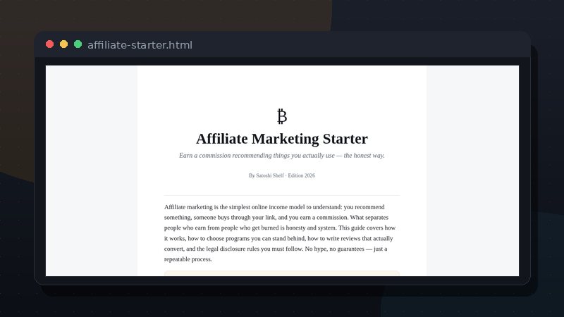 Affiliate Marketing Starter preview