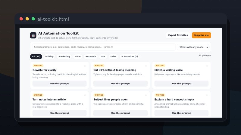AI Automation Toolkit preview