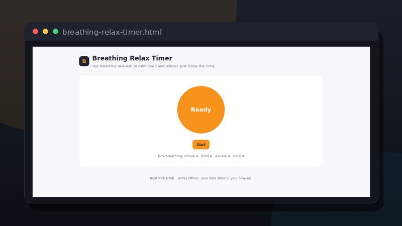 Breathing Relax Timer preview