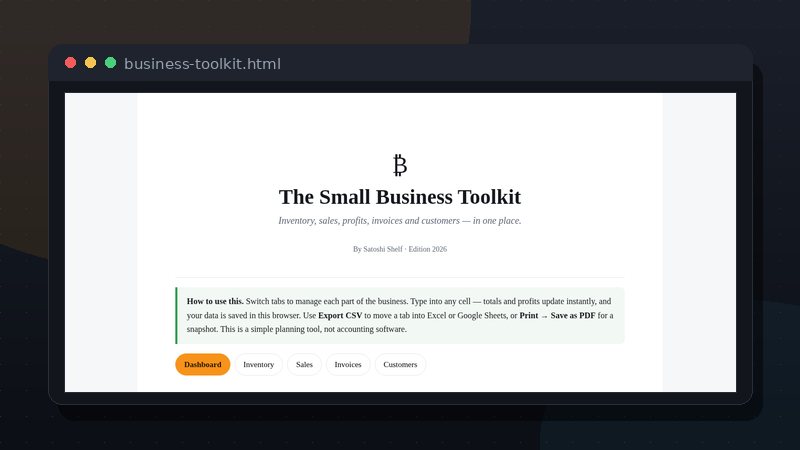 The Small Business Toolkit preview