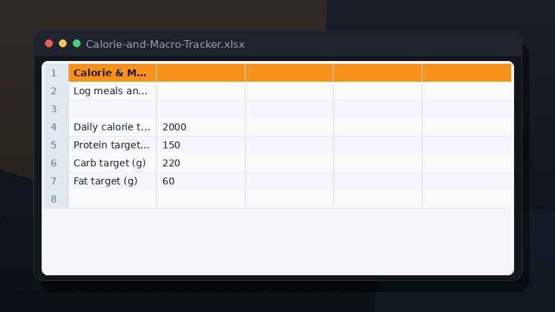 Calorie & Macro Tracker preview