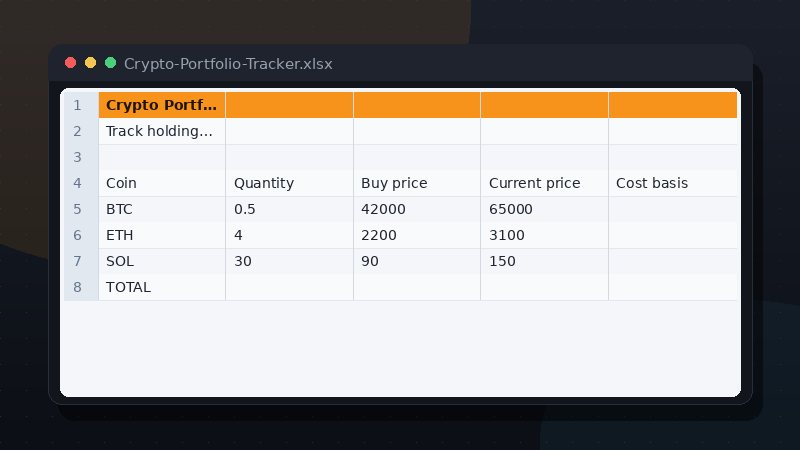 Crypto Portfolio Tracker preview