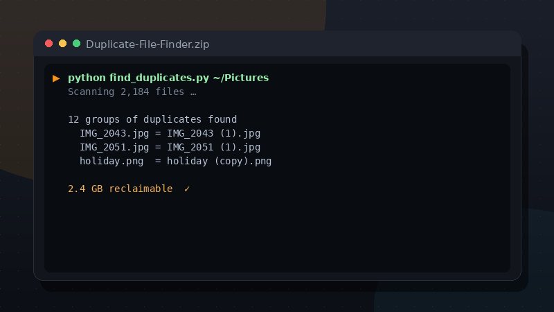 Duplicate File Finder preview