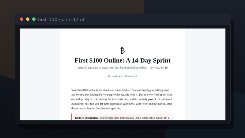 First $100 Online: A 14-Day Sprint preview