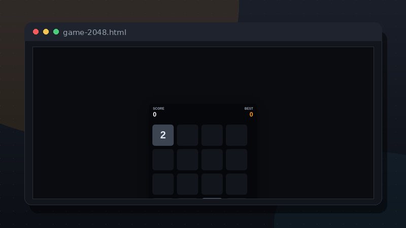 2048 (Arcade) preview