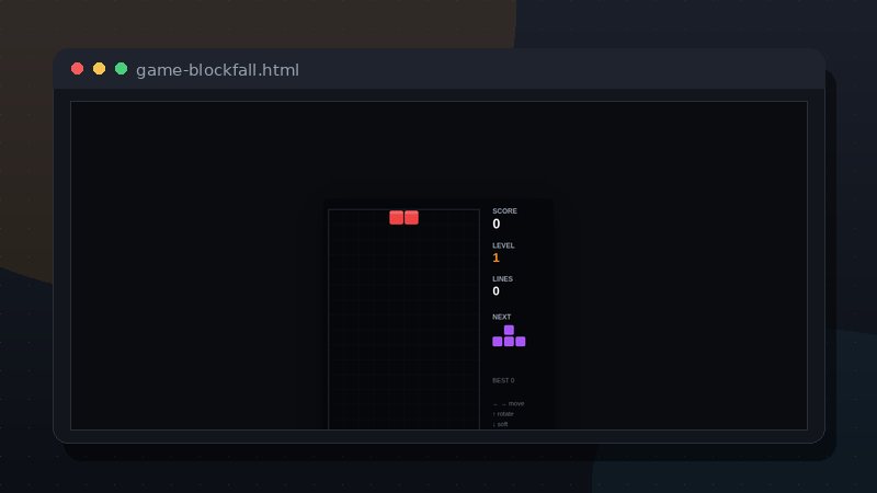 Blockfall (Arcade) preview