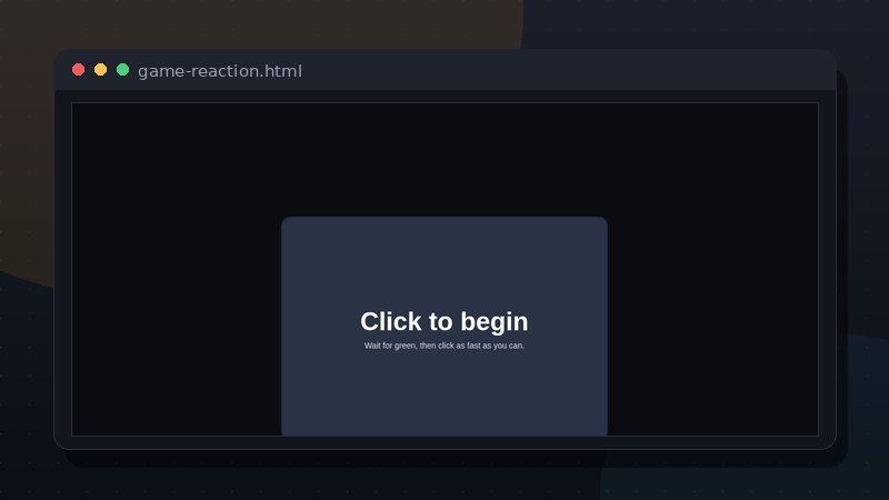 Reaction Test (Arcade) preview