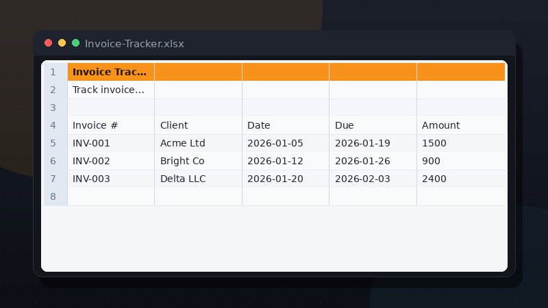 Invoice Tracker preview