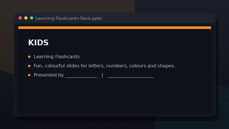 Learning Flashcards Deck preview