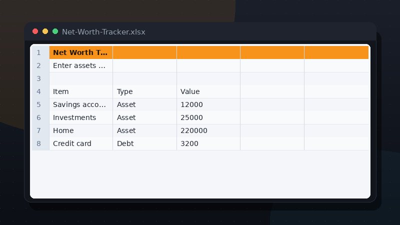 Net Worth Tracker preview