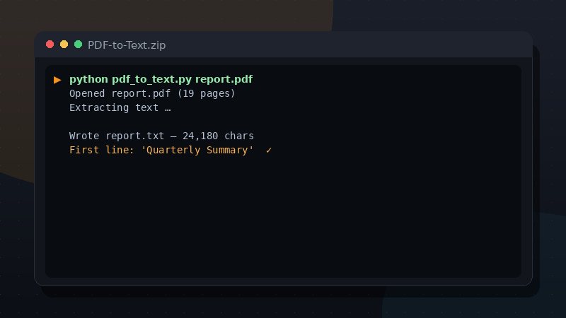 PDF to Text preview