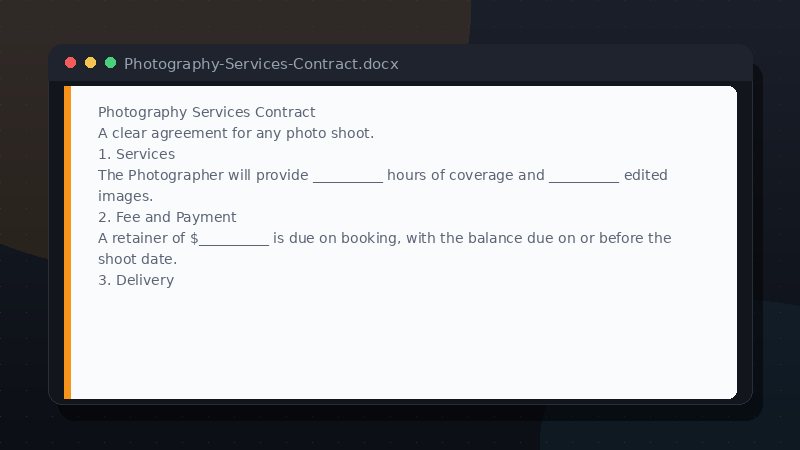 Photography Services Contract preview