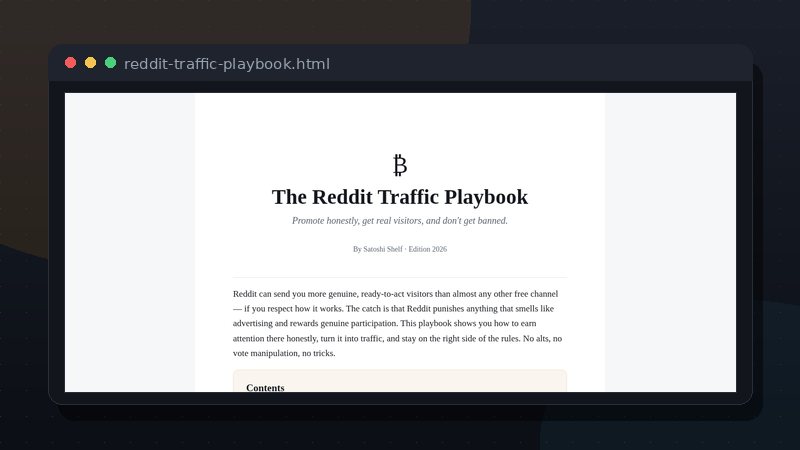 The Reddit Traffic Playbook preview