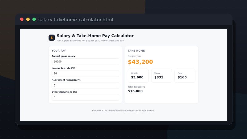Salary & Take-Home Pay Calculator preview